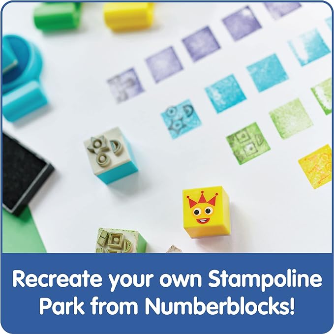 Buy Learning Resources Numberblocks Stampoline Park Stamp Activity Set | Yallatoys.com
