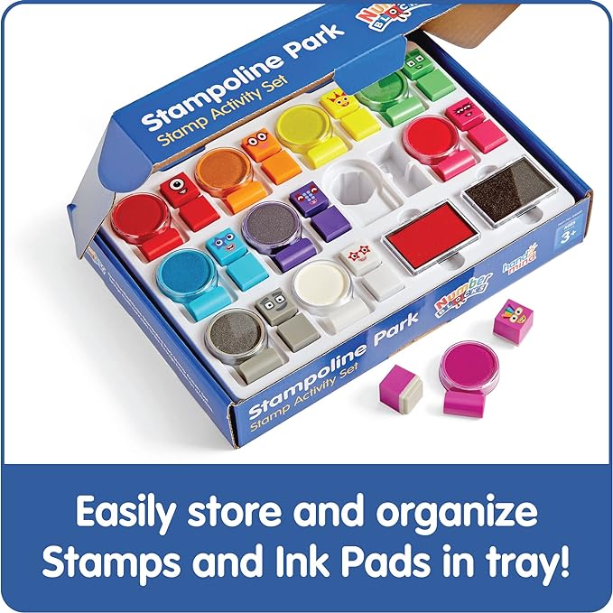 Buy Learning Resources Numberblocks Stampoline Park Stamp Activity Set | Yallatoys.com
