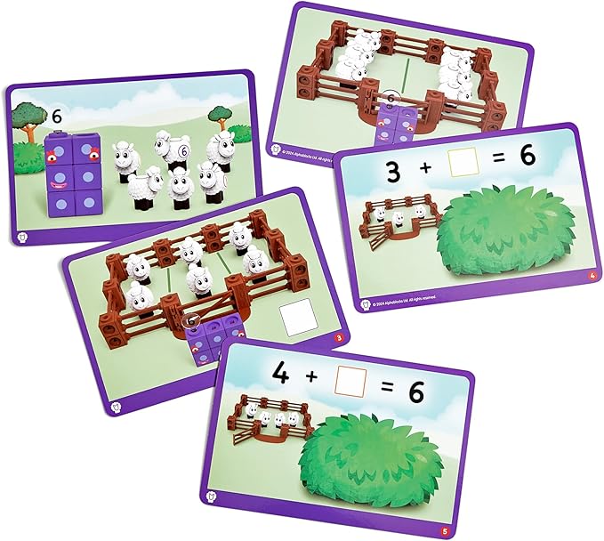 Buy Learning Resources MathLink Cubes Activity Set Numberblocks Sheep Farm | Yallatoys.com