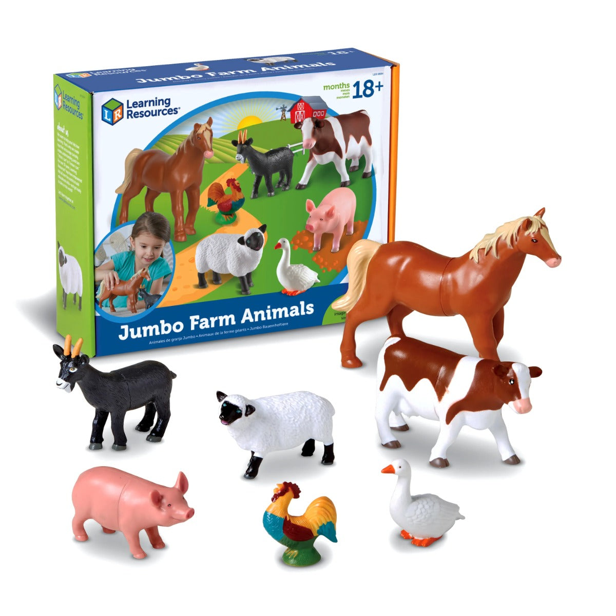 Buy Learning Resources Jumbo Farm Animals | Yallatoys.com