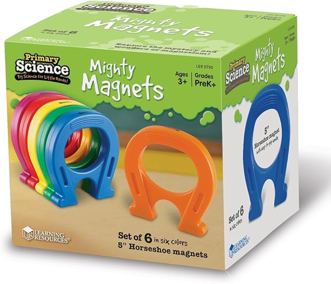 Buy Learning Resources Primary Science Mighty Magnets Set of 6 | Yallatoys.com
