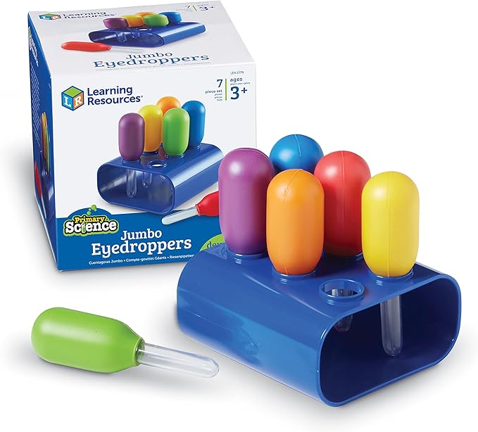 Buy Learning Resources Primary Science Jumbo Eyedroppers with Stand | Yallatoys.com