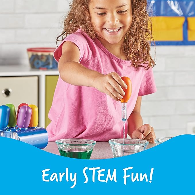 Buy Learning Resources Primary Science Jumbo Eyedroppers with Stand | Yallatoys.com