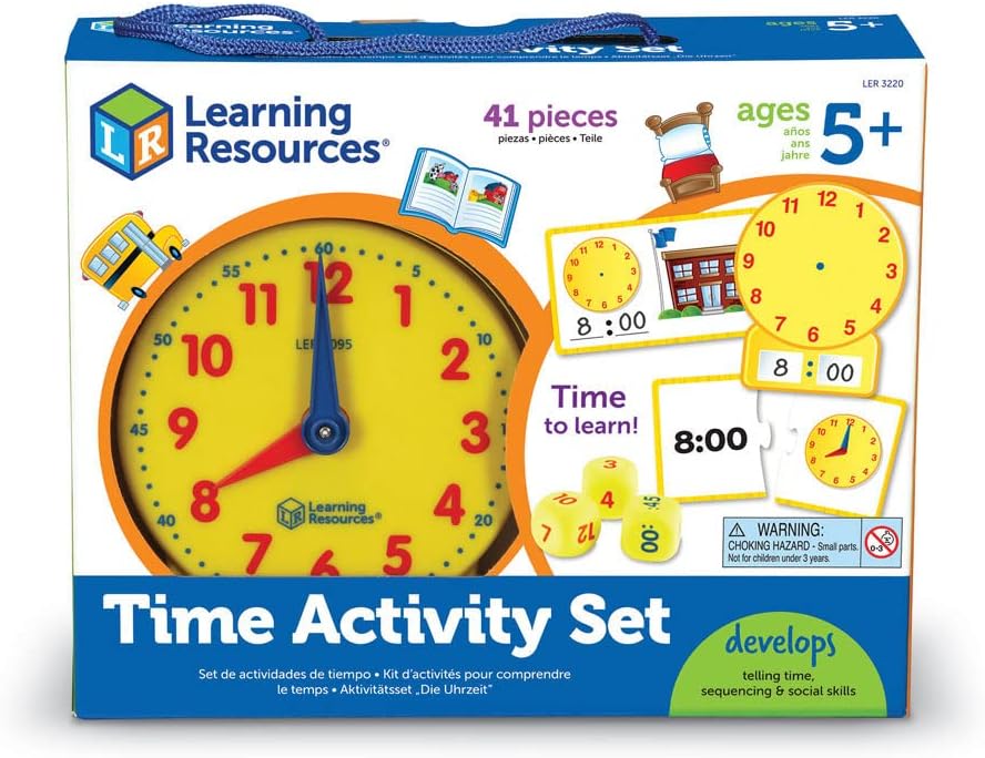 Buy Learning Resources Time Activity Set | Yallatoys.com