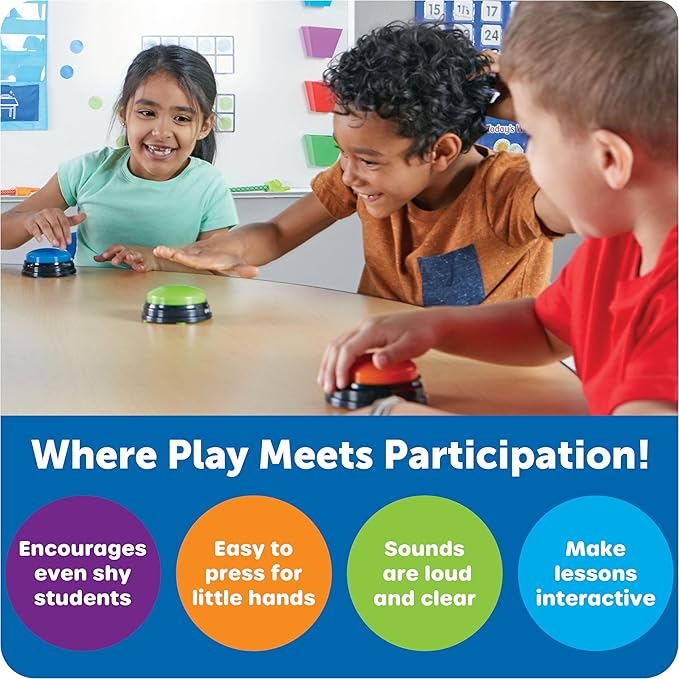 Buy Learning Resources Answer Buzzers Set of 4 | Yallatoys.com