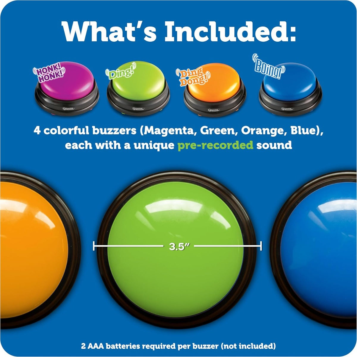 Buy Learning Resources Answer Buzzers Set of 4 | Yallatoys.com