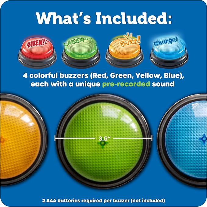 Buy Learning Resources Lights and Sounds Buzzers | Yallatoys.com