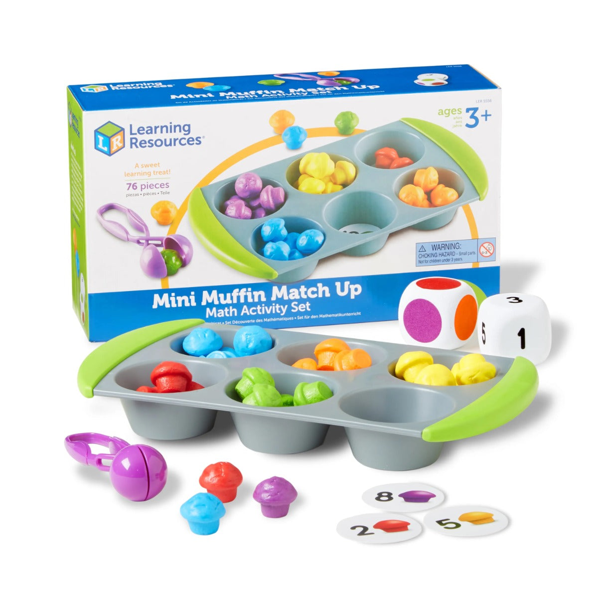 Buy Learning Resources Mini Muffin Match Up Math Activity Set | Yallatoys.com