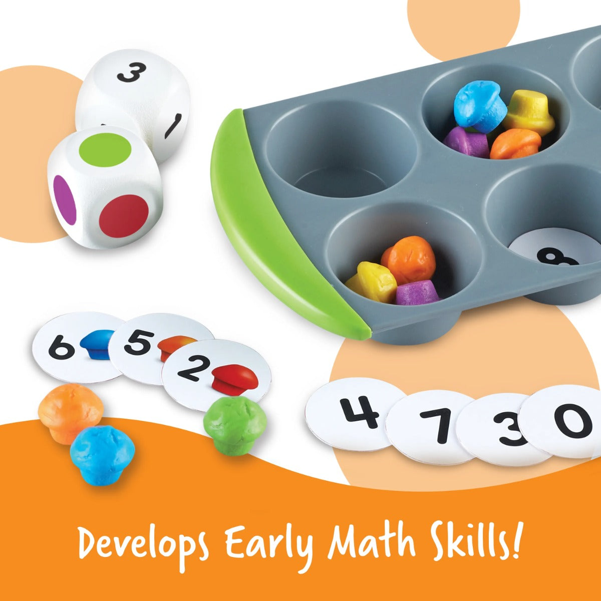 Buy Learning Resources Mini Muffin Match Up Math Activity Set | Yallatoys.com