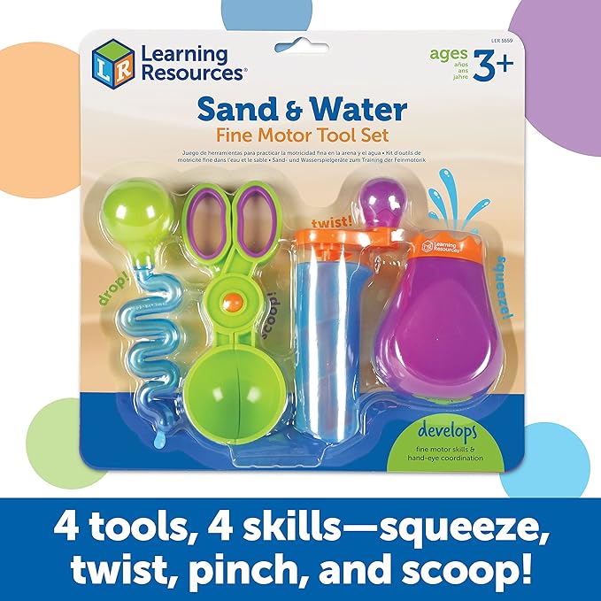 Buy Learning Resources Sand And Water Fine Motor Tool Set | Yallatoys.com