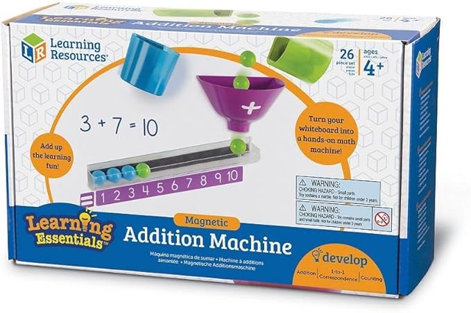 Learning Resources Magnetic Addition Machine – Yallatoys