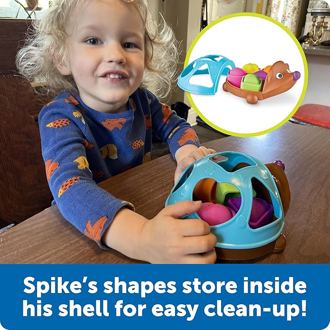 Buy Learning Resources Spike The Fine Motor Hedgehog Poppin Shapes Sorter | Yallatoys.com
