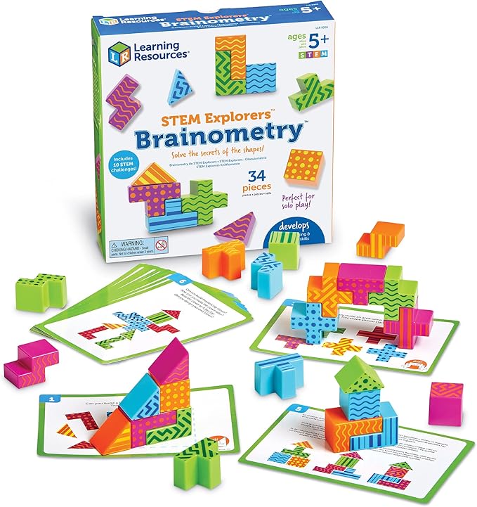 Buy Learning Resources STEM Explorers Brainometry 3D Puzzle | Yallatoys.com