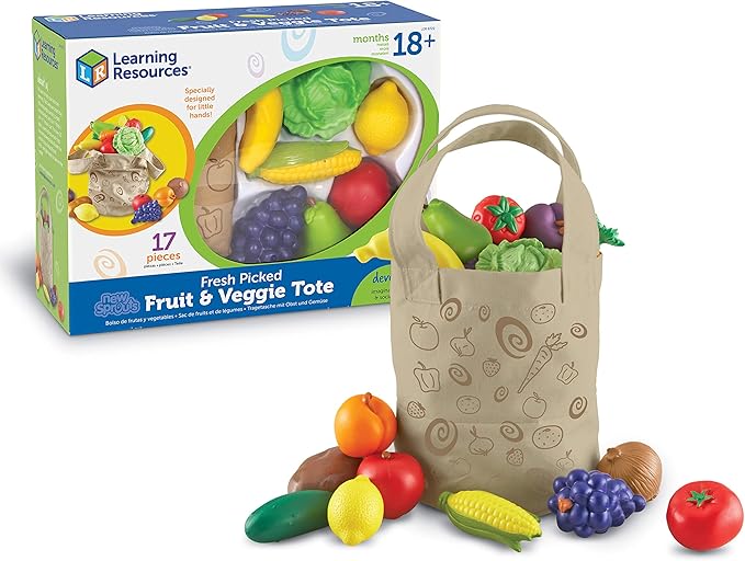 Buy Learning Resources New Sprouts Fruit And Veggies Tote | Yallatoys.com