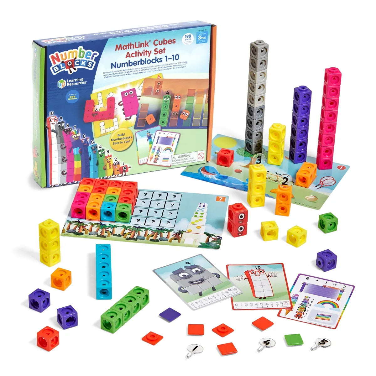 Buy Learning Resources MathLink Cubes Numberblocks 1 to 10 Activity Set | Yallatoys.com