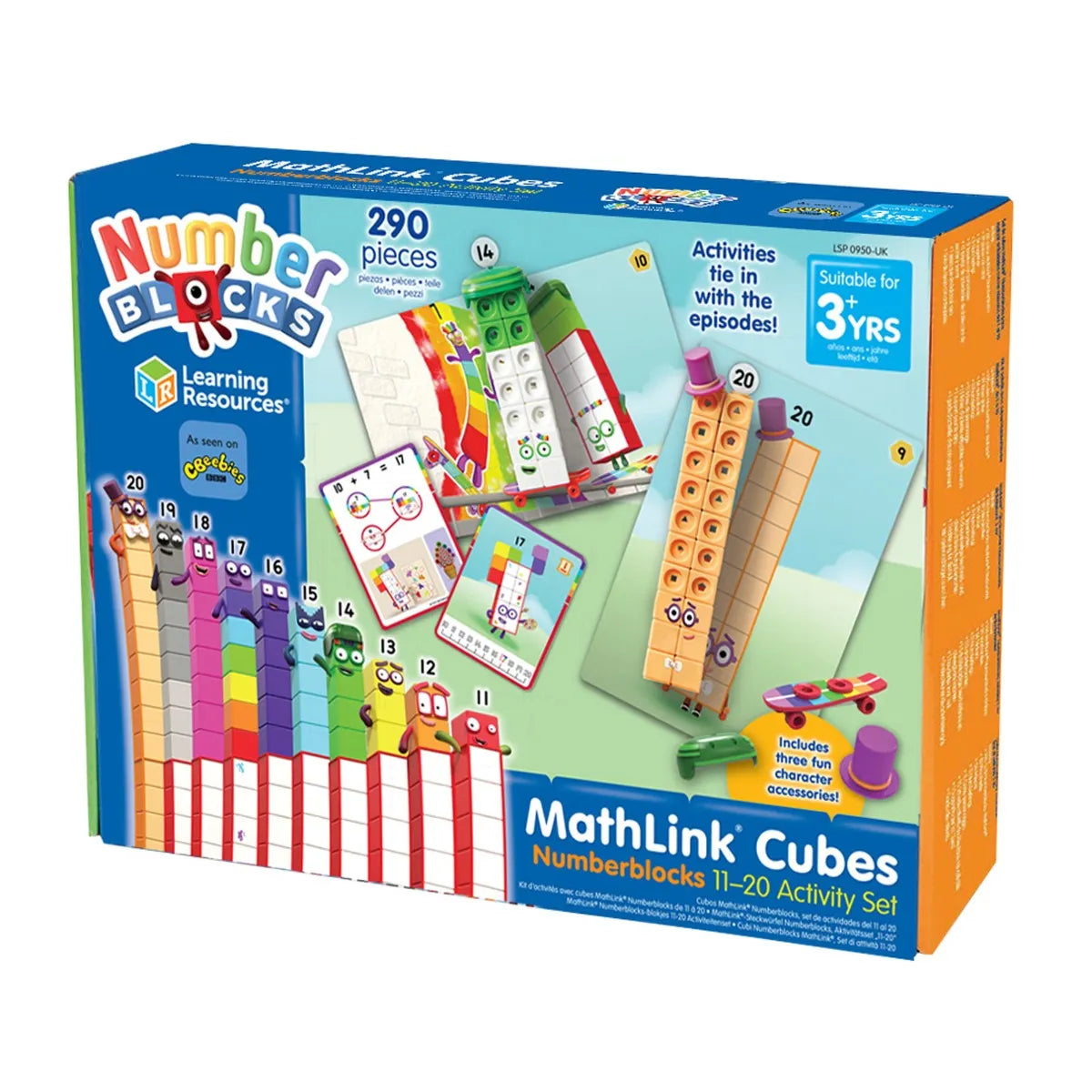 Buy Learning Resources MathLink Cubes Numberblocks 11 to 20 Activity Set | Yallatoys.com