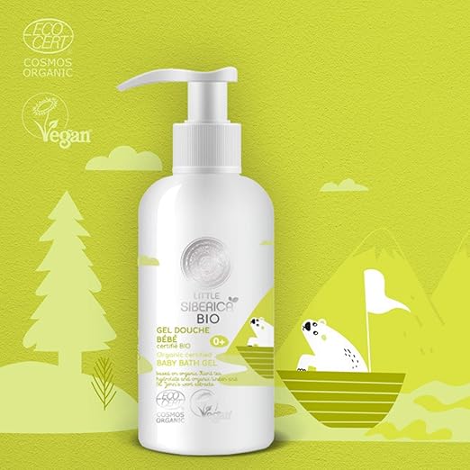 Little Siberica Organic certified Baby bath gel 250ml Little Siberica Yallatoys