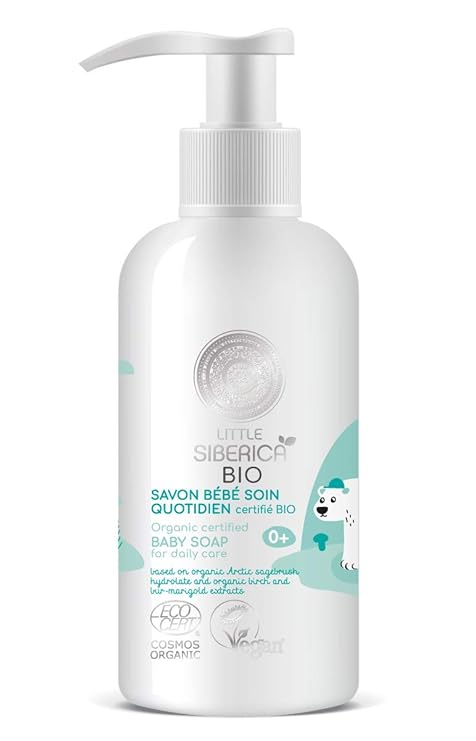Little Siberica Organic certified Baby soap for daily care 250ml Little Siberica Yallatoys