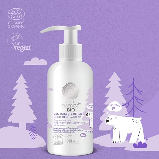 Little Siberica Organic certified Delicate intimate gel for babies 250ml Little Siberica Yallatoys