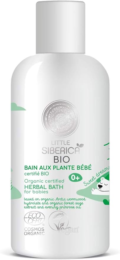 Little Siberica Organic certified Herbal bath for babies 250ml Little Siberica Yallatoys