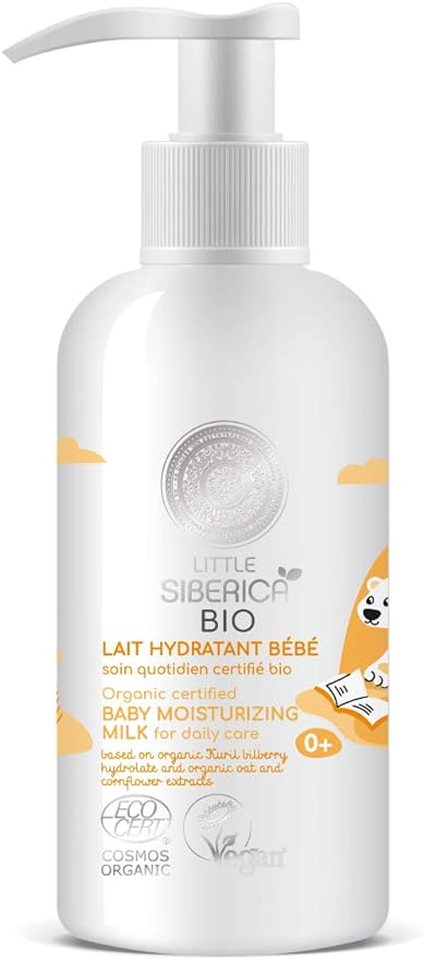 Little Siberica Organic certified Baby Moisturizing Milk for daily care 250ml Little Siberica Yallatoys