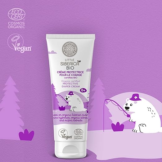 Little Siberica Organic certified Protective diaper cream 75ml Little Siberica Yallatoys