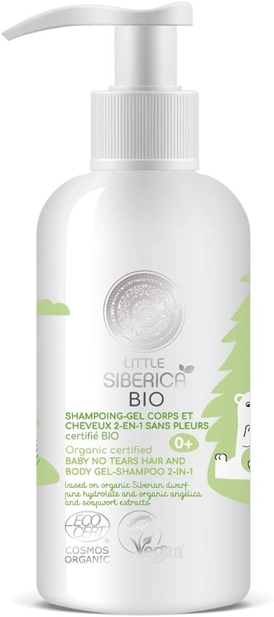 Little Siberica Baby No Tears hair and body gel shampoo 2 in 1 250ml Little Siberica Yallatoys