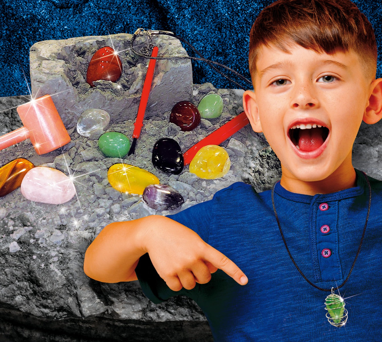 Buy I'm A Genius Science My Gems Collection Display Kit | Yallatoys.com