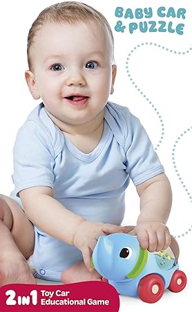 Buy Carotina Baby Elephant Car and Puzzles | Yallatoys.com