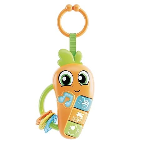Buy Carotina Baby Rattle Carrot Musical Toy | Yallatoys.com