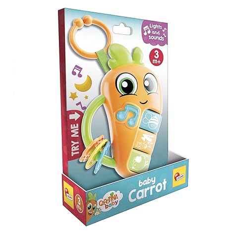Buy Carotina Baby Rattle Carrot Musical Toy | Yallatoys.com