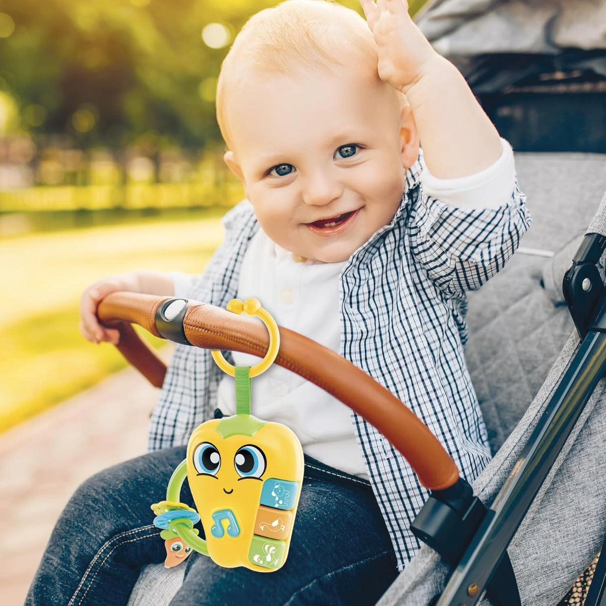 Buy Carotina Baby Rattle Pepper Musical Toy | Yallatoys.com