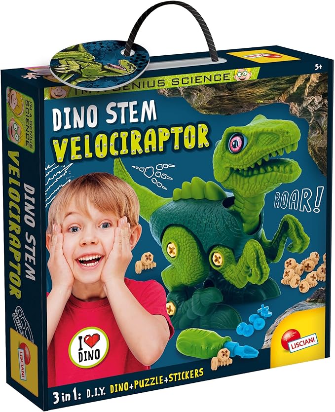 Buy I'm A Genius Dino STEM Velociraptor | Yallatoys.com