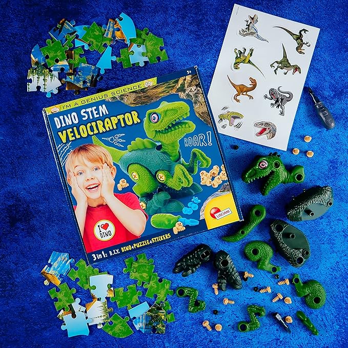Buy I'm A Genius Dino STEM Velociraptor | Yallatoys.com