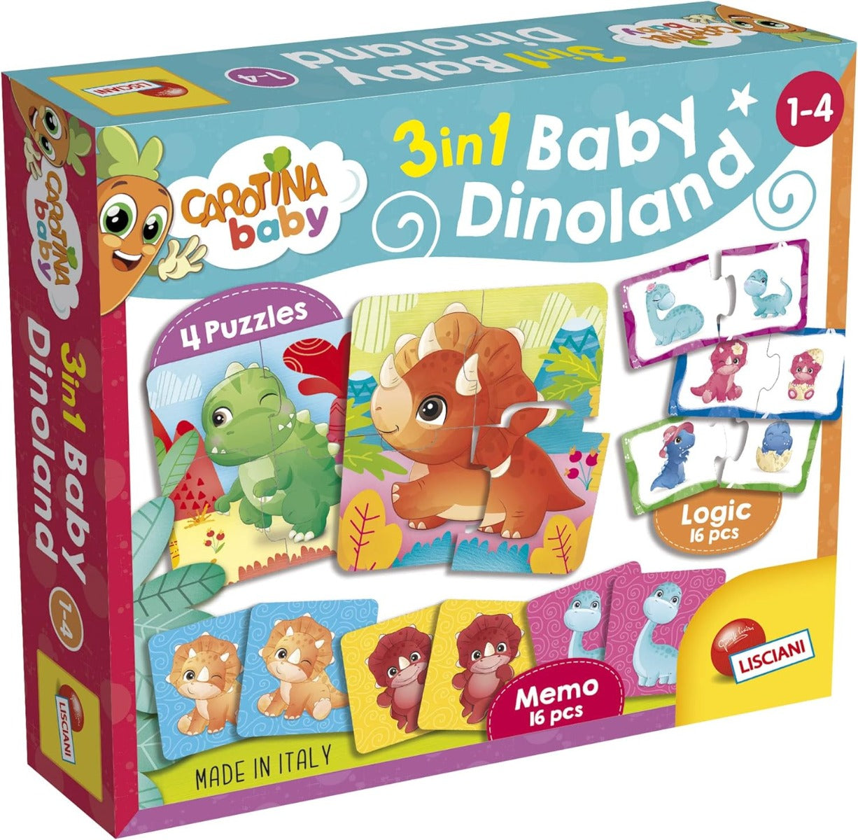 Buy Carotina Baby 3in1 Dinoland | Yallatoys.com