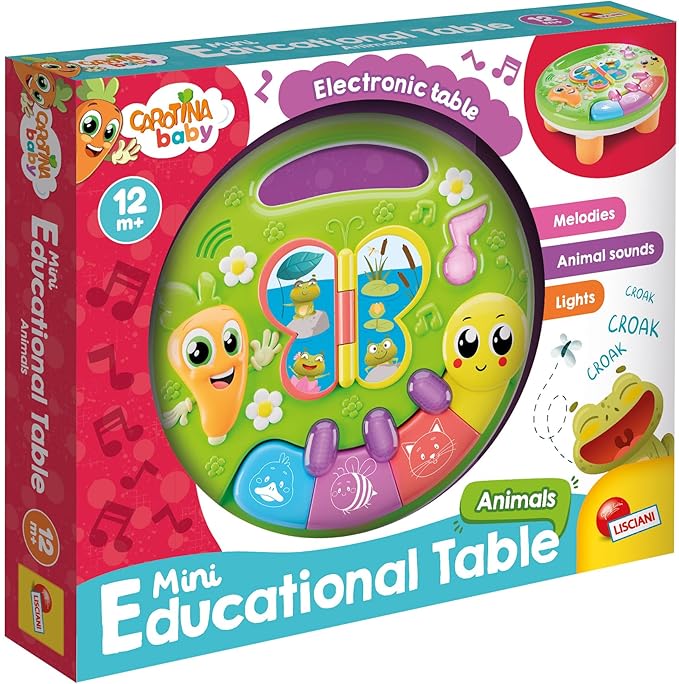 Buy Carotina Baby Mini Educational Table Animals | Yallatoys.com