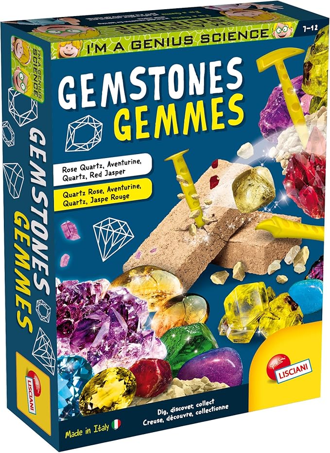 Buy I'm A Genius Discover And Collect Gemstones Dig Kit | Yallatoys.com