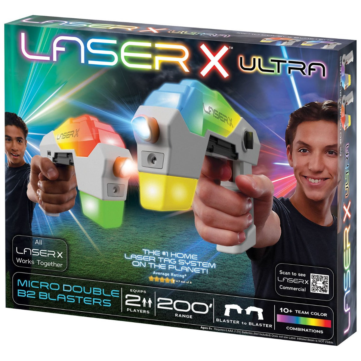 Buy Laser X Ultra Micro Double B2 Blasters | Yallatoys.com