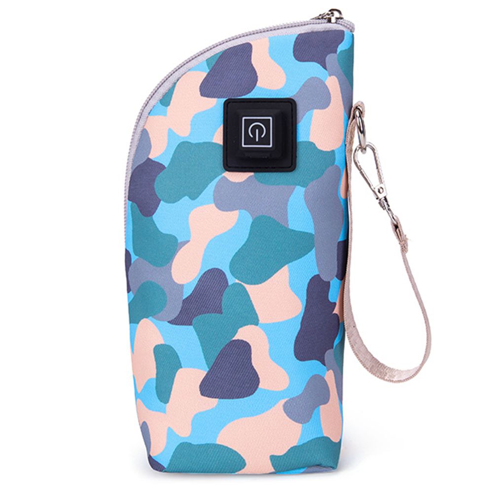 Little Story Portable Insulated Milk Bottle Warmer Bag with USB - Green Little Story Yallatoys