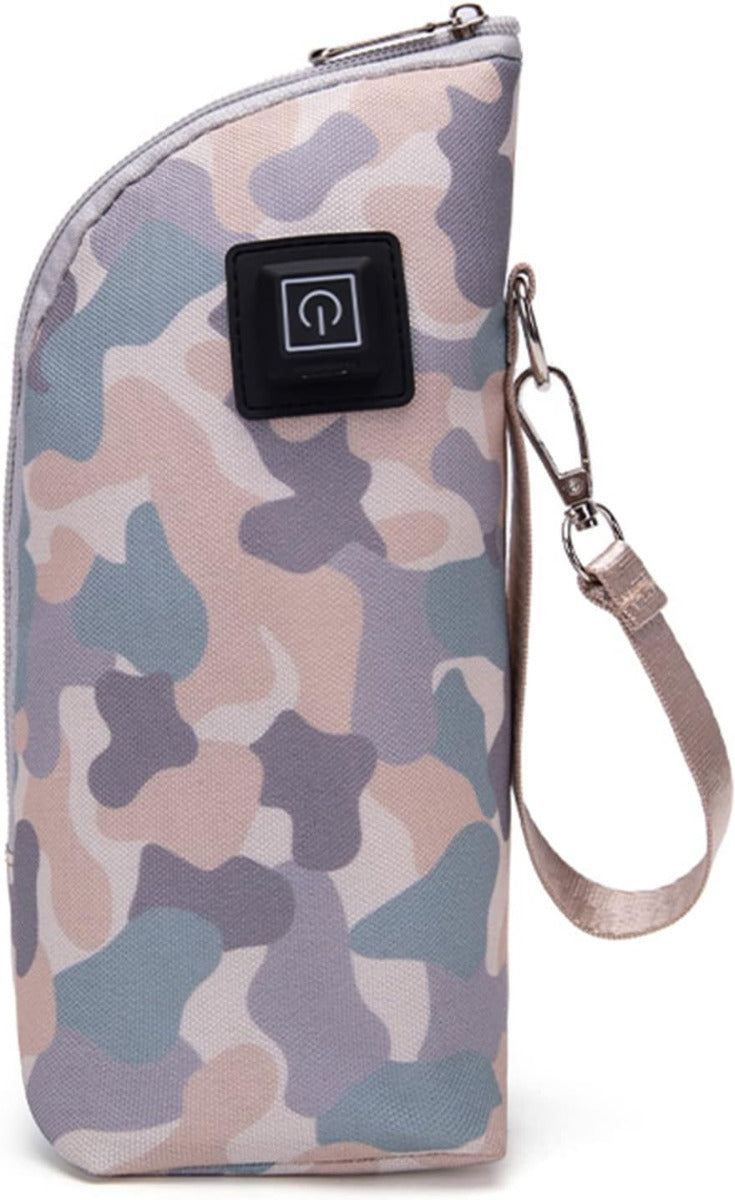 Little Story Portable Insulated Milk Bottle Warmer Bag with USB - Purple Little Story Yallatoys