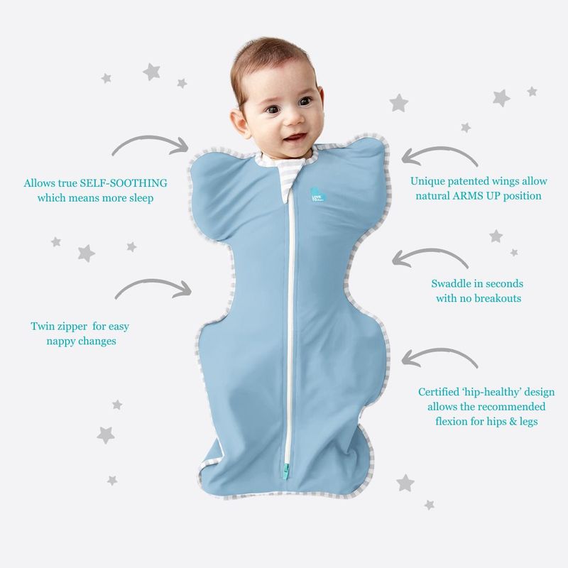 Love To Dream Swaddle UP Original Dusty Blue NB 0-1 M Love to Dream Yallatoys