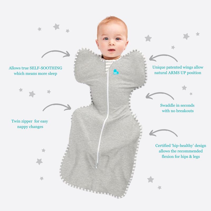 Love To Dream Swaddle UP Original Grey M 0-6 M Love to Dream Yallatoys