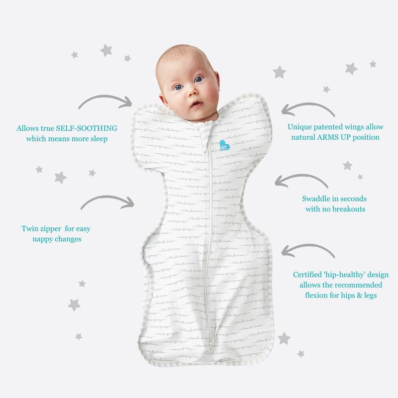 Love To Dream Swaddle UP Original White M 0-6 M Love to Dream Yallatoys