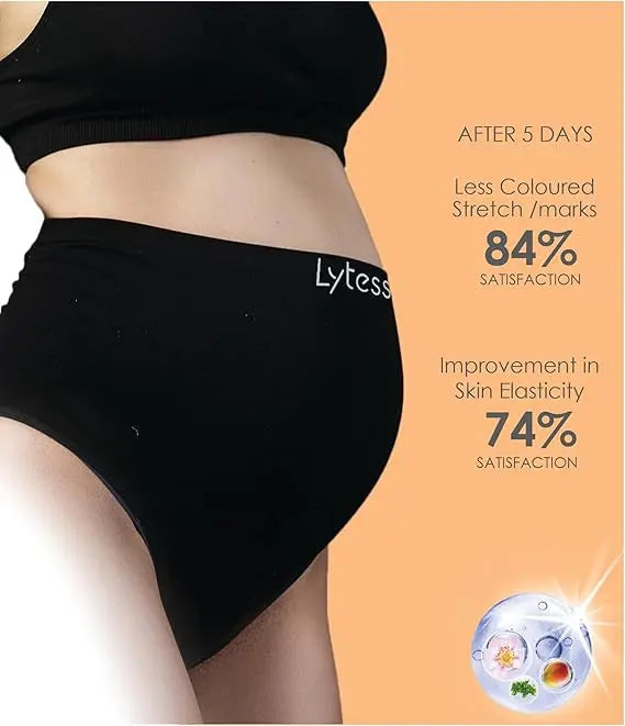 Lytess Anti Stretch Mark High Waist Maternity Brief Black Lytess