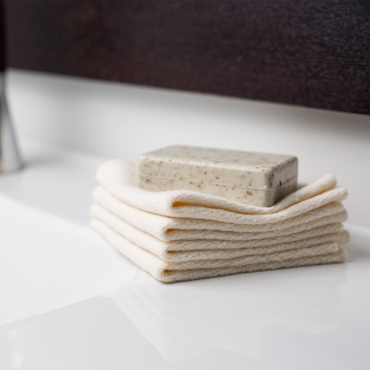 Lulujo Organic Cotton Face Cloths Pack of 4 Lulujo Yallatoys