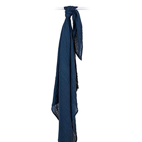 Lulujo Bamboo Swaddles Extra Soft XL Navy Lulujo Yallatoys