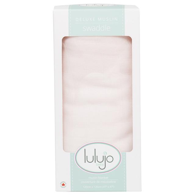 Lulujo Bamboo Swaddles Extra Soft XL Pink Lulujo Yallatoys