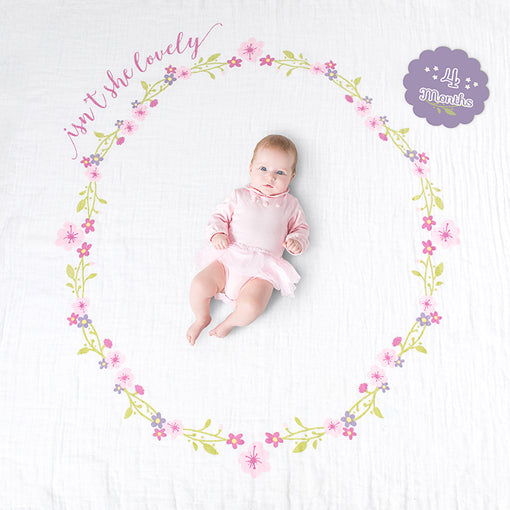 Lulujo Babys First Years Blanket & Cards Isnt She Lovely Lulujo Yallatoys