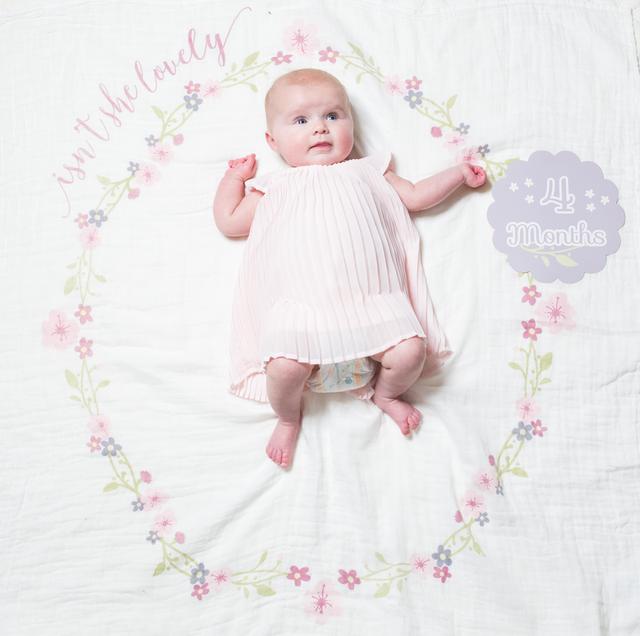 Lulujo Babys First Years Blanket & Cards Isnt She Lovely Lulujo Yallatoys
