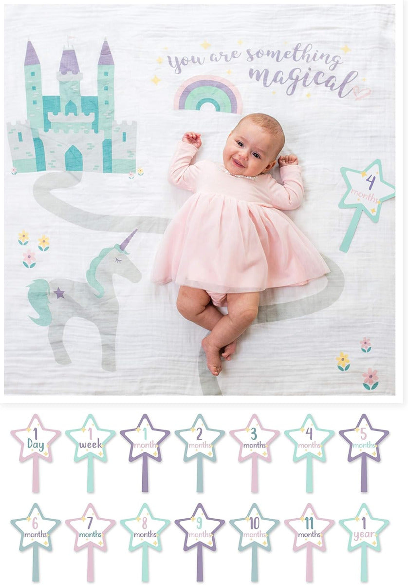 Lulujo Babys First Years Blanket & Cards Something Magical Lulujo Yallatoys